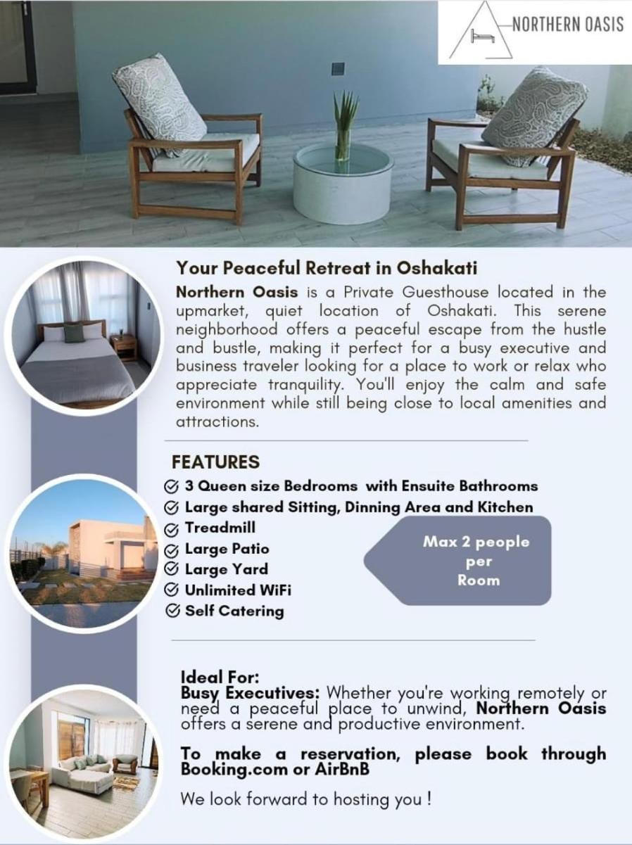 Northern Oasis Hotel Oshakati Exterior foto